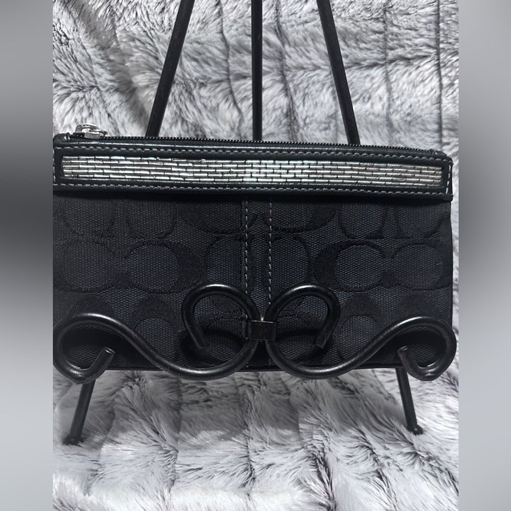 Coach black wristlet. NWOT